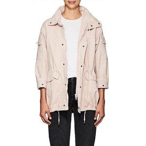 NSF CLOTHING | Loki Cotton Twill Parka Jacket Pink Size P